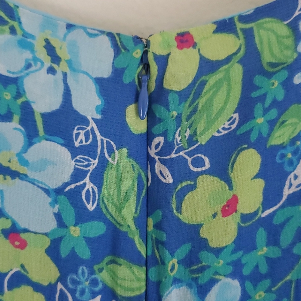 Sigrid Olsen Maxi Floral Print Sleeveless Dress 6 - Picture 7 of 10
